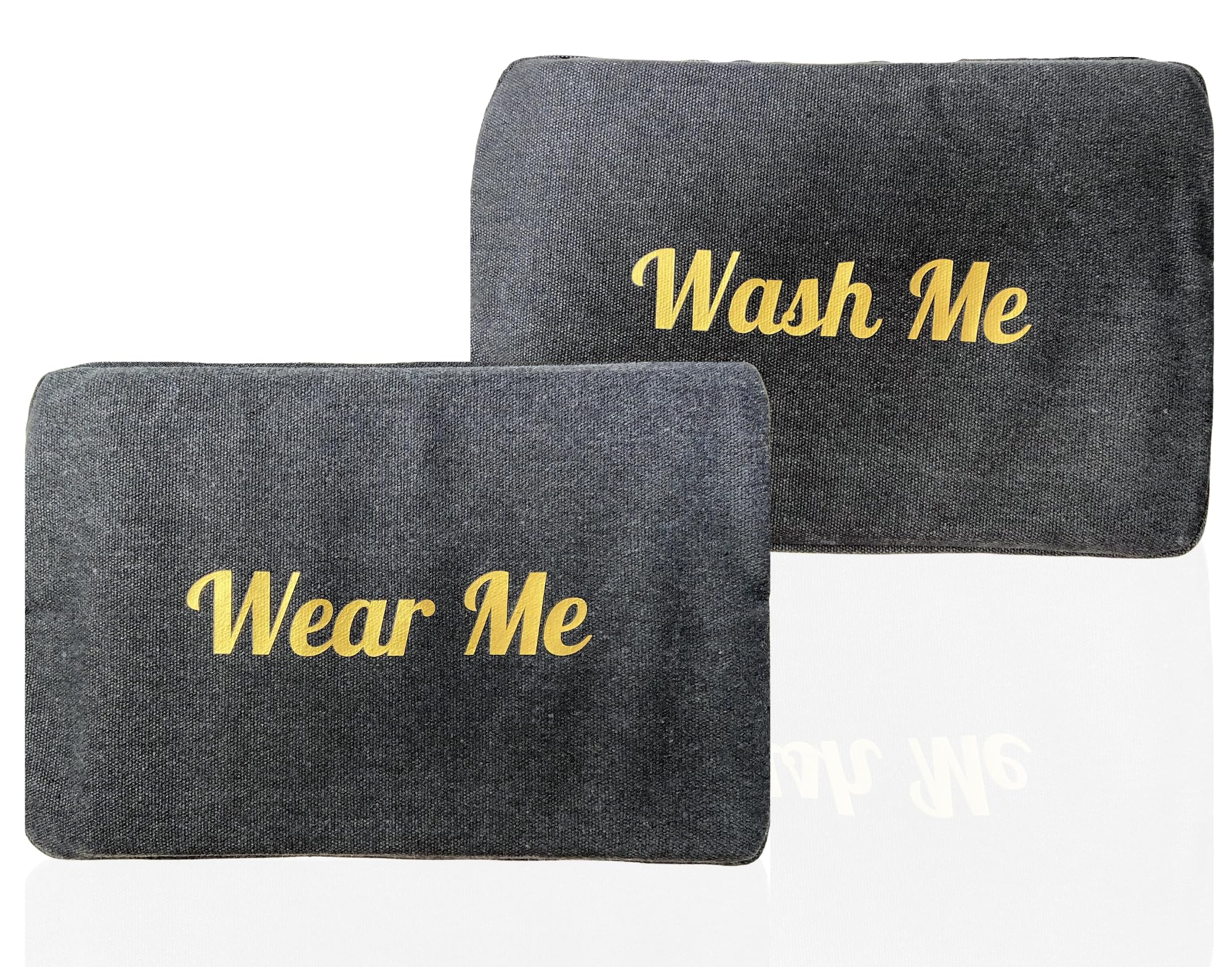 Travel Fanatics Canvas Laundry Bag -Two-Sided Dirty Clothes Bag For Traveling