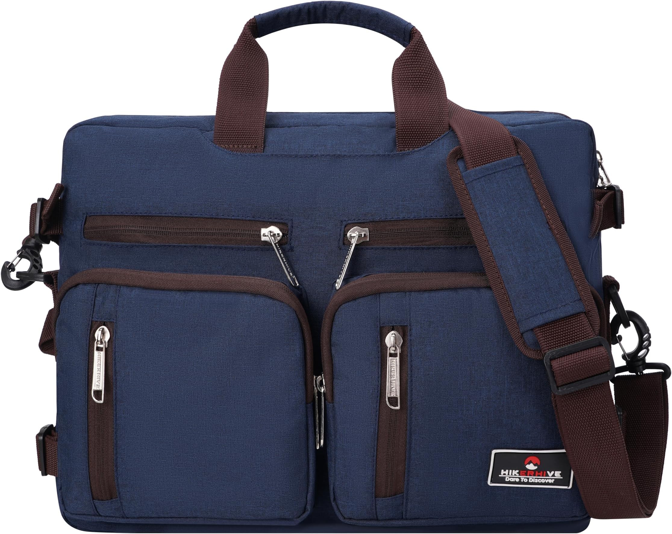 TRU-Hybrid Convertible Laptop Backpack - Versatile Backpack for Men and Women | Messenger Bag | Briefcase