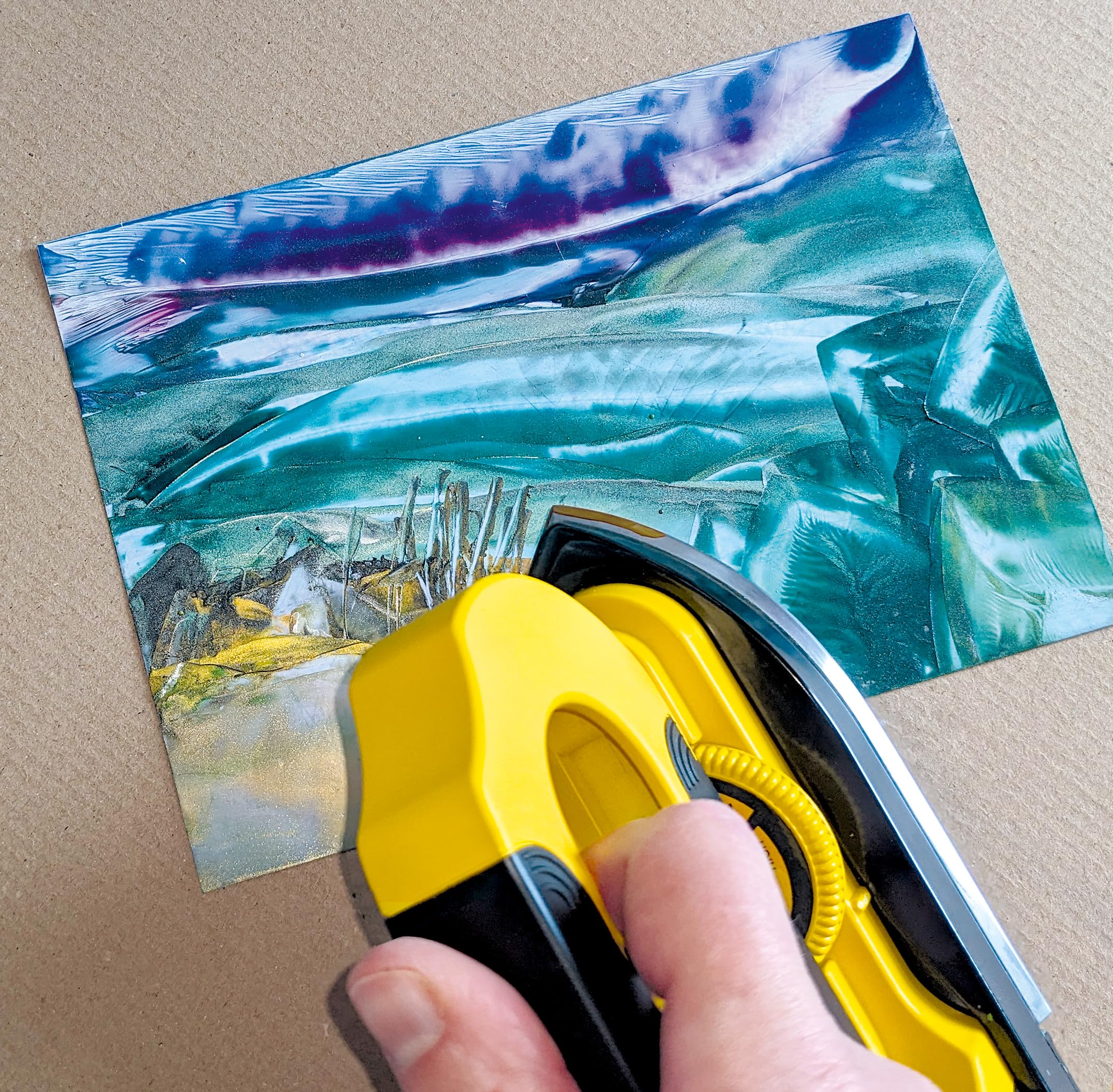Pebaro 0273 Encaustic Maleisen, Bügeleisen zum Wachsmalen