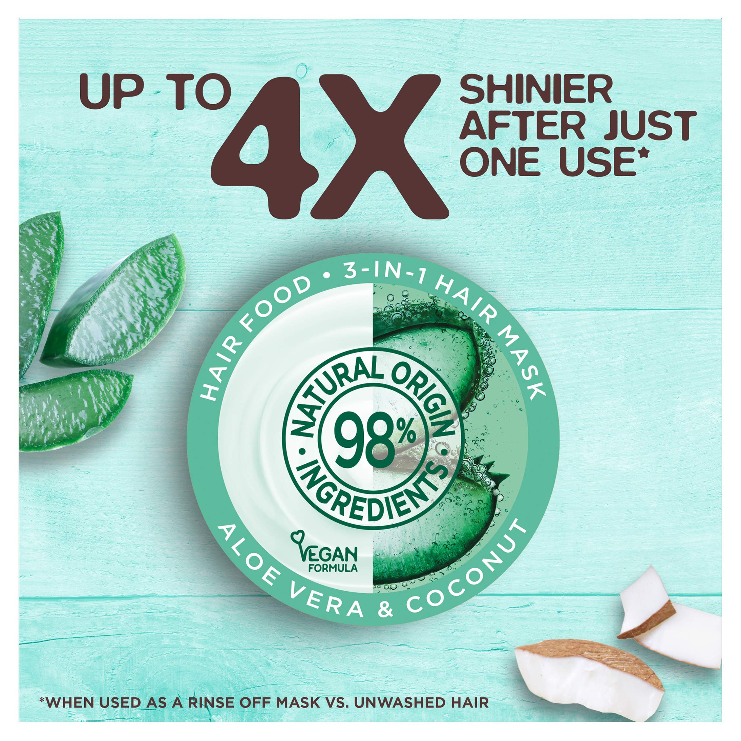 Garnier Ultimate Blends 3 w 1 Aloe Vera maska do włosów normalnych, 390 ml, podwójne opakowanie