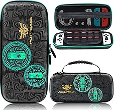 BRHE Switch Case,Carrying Case for Nintendo Switch/Switch OLED Zelda Tear of The Kingdom,Nintendo Switch Case Portable Hard Shell Pouch Carry Travel Game Bag for Nintendo Switch Accessories