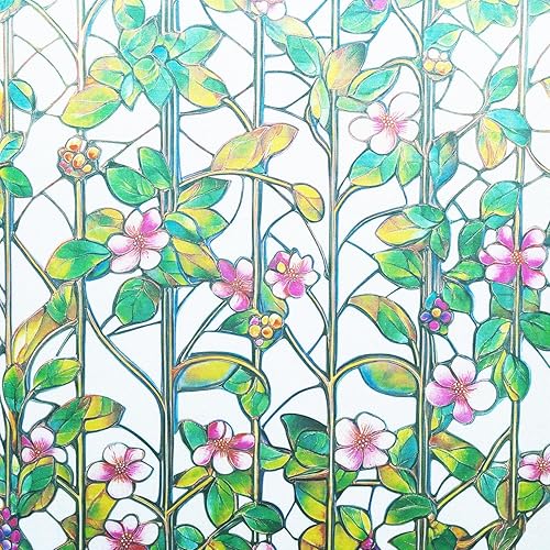 Miniatura 13 de Película de privacidad para ventana, película de vidrio estática, patrón de flecha, sin pegamento, extraíble, bloqueo UV, calcomanía para decoración