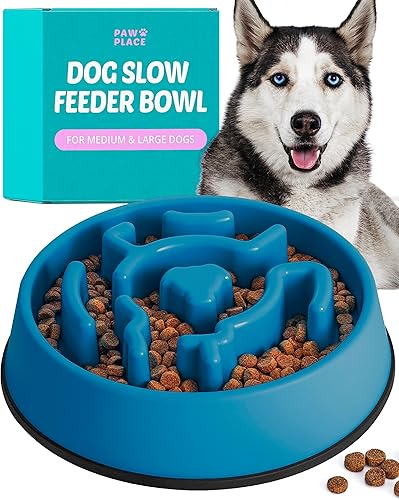 Cuenco de alimentación lenta para perros grandes  Tazones de comida de alimentación lenta para perros de razas grandes  Cuenco para perros de