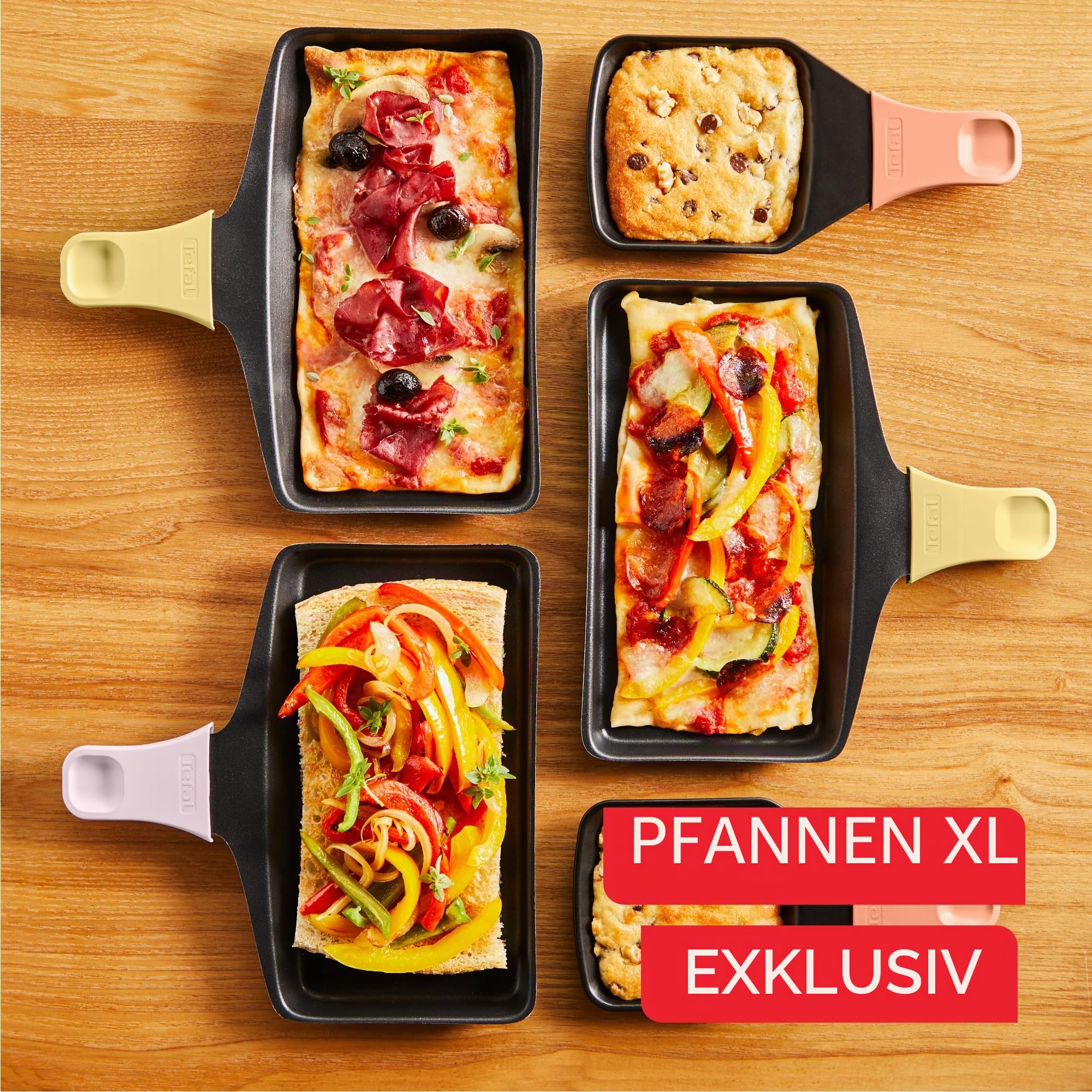 Tefal RE650J10 Multifunktions-Raclette für drinnen und draußen, 8 Personen