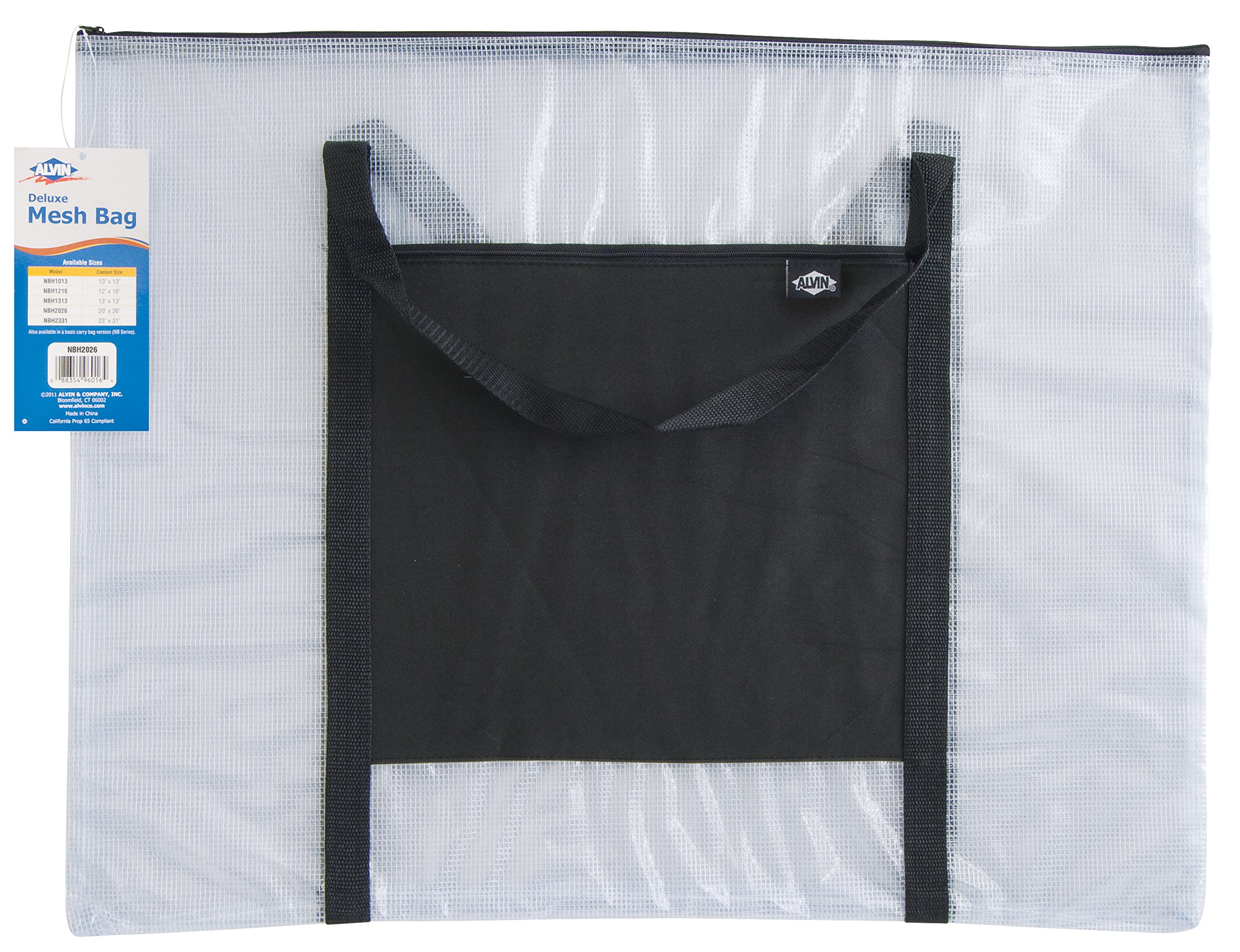 Amazon.com: ALVIN - Clear Premium Mesh Kit Zipper Bag with