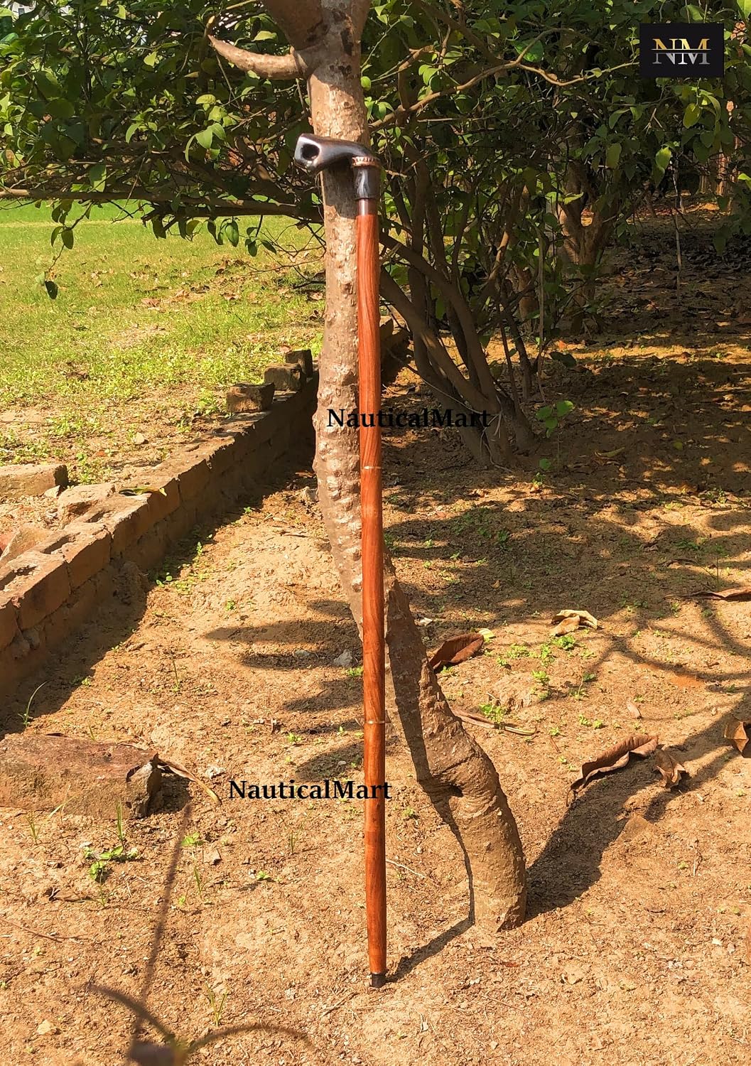 Brass Walking Cane Fisted Walking Stick Nautical Fist Cane Carved Walking Stick Handmade Decorative Foldable Steampunk Style Walking Sticks for Gentlemen