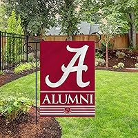 Vista 3 de Rico Industries NCAA Alumni - Bandera de jardín de doble cara de 13 x 18 pulgadas