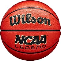 Wilson NCAA Legend Basketball - Sizes 5, 6, 7 Blue Camo Indoor/Outdoor with Deeper Grip Channels & Soft Feel