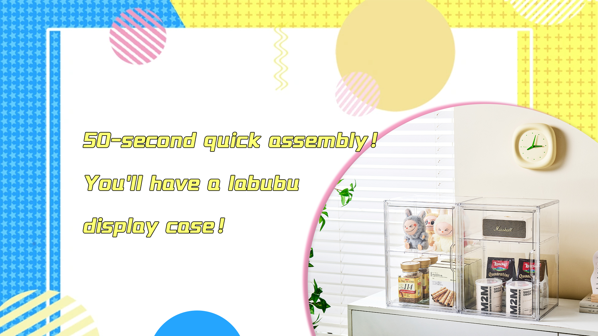 Amazon.com - Acrylic Display Case, 2 Tier Clear Plastic Stackable