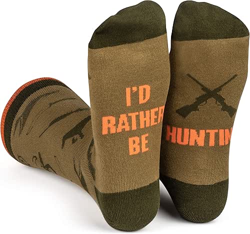 Lavley Fishing and Hunting Socks - Gag gift for hunters