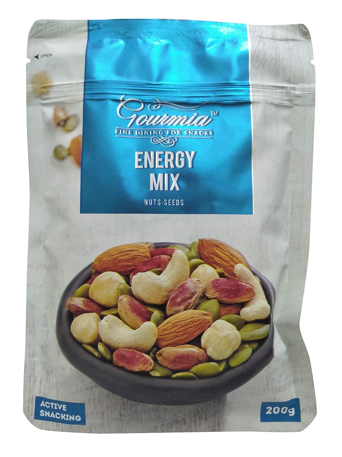 Gourmia Energy Mix Nuts and Seeds, 200g Pouch Amazon.in Grocery
