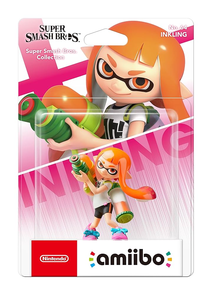 Amazon.com: amiibo Inkling Girl (Nintendo Switch) : Video Games
