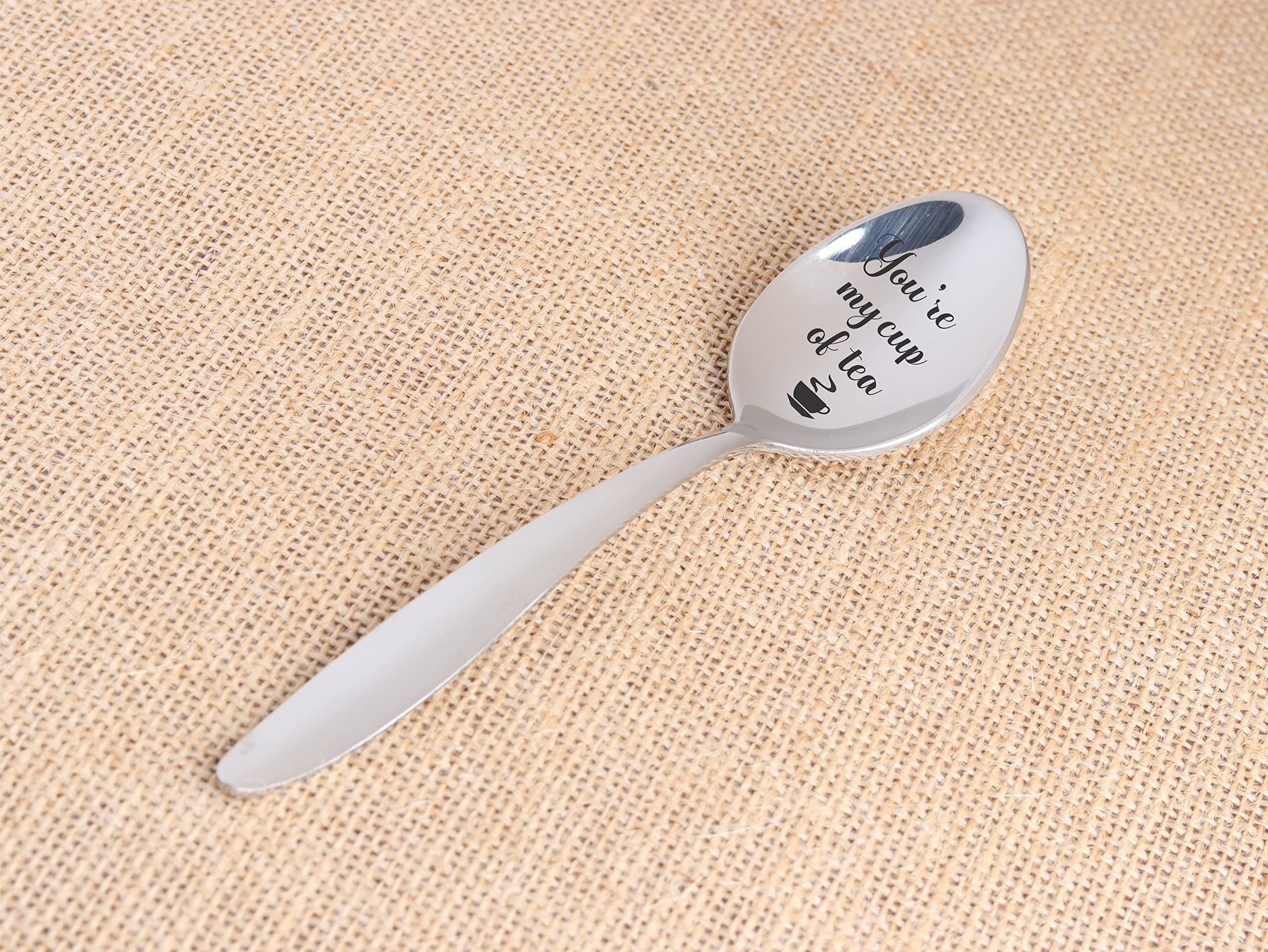 Lot De 6 Cuillères à Café Et Expresso Ikram Cay Kasigi - Aluminium Lave-Vaisselle