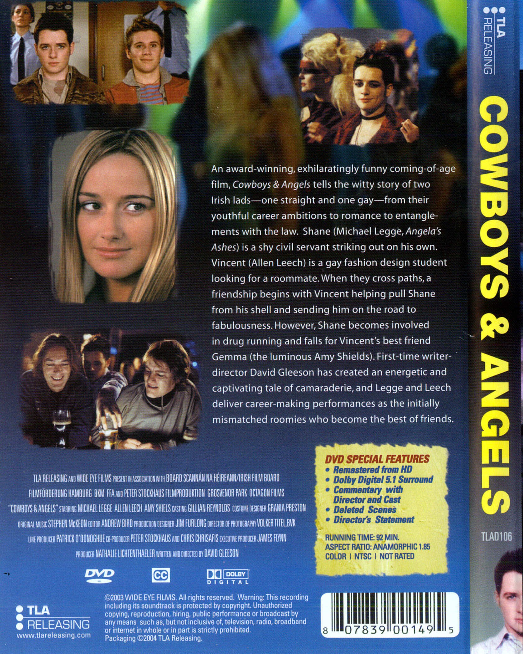 Cowboys & Angels [Import] : Michael Legge, Allen Leech, Amy
