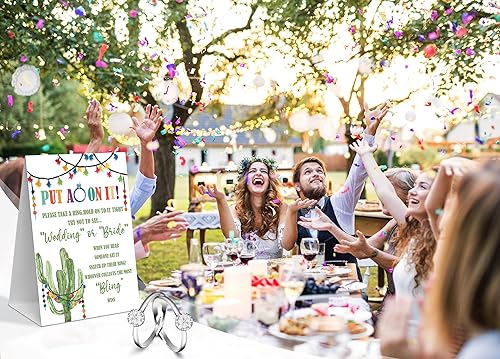 Miniatura 5 de Decoraciones temáticas de despedida de soltera de fiesta, juego de poner un anillo en él, juegos de novia, juegos de despedida de soltera, fiesta de