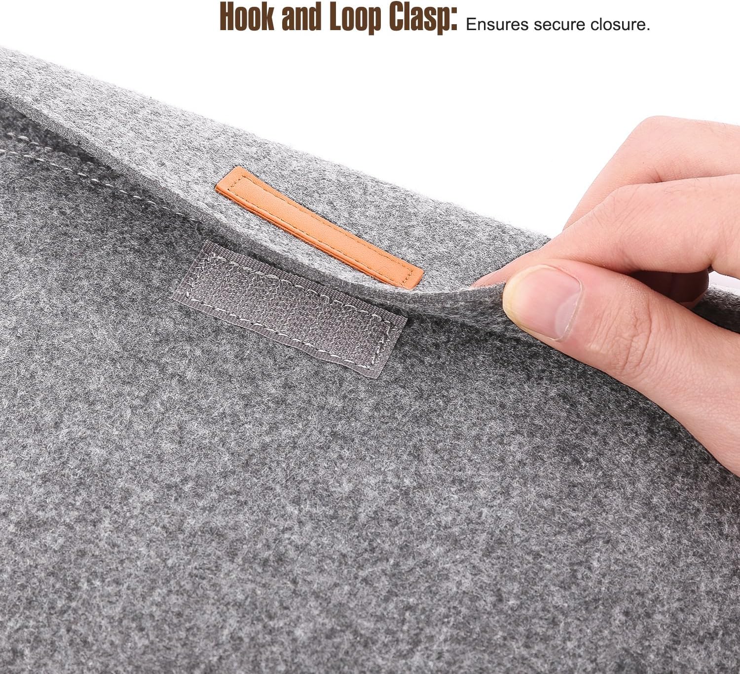 MoKo 7-8 Inch Sleeve Bag, Portable Carrying Protective Felt Tablet Case Cover Fits with iPad mini (A17 Pro) 8.3" 2024, iPad mini 6/5/4/3/2/1, Galaxy Tab S2, Tab A 8.0, ZenPad Z8s 7.9, Light Gray - Image 6