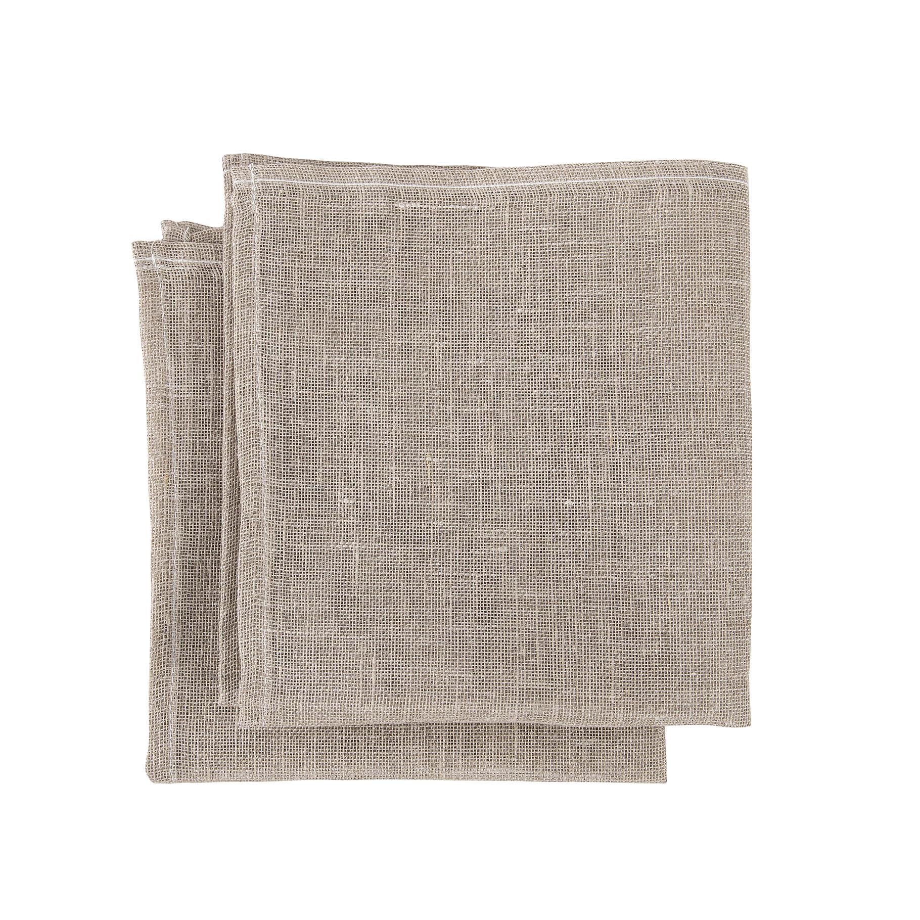 AstraVita Grade A Linen Window Cleaning Scrim Cloth 2 Pack 42 x 42cm