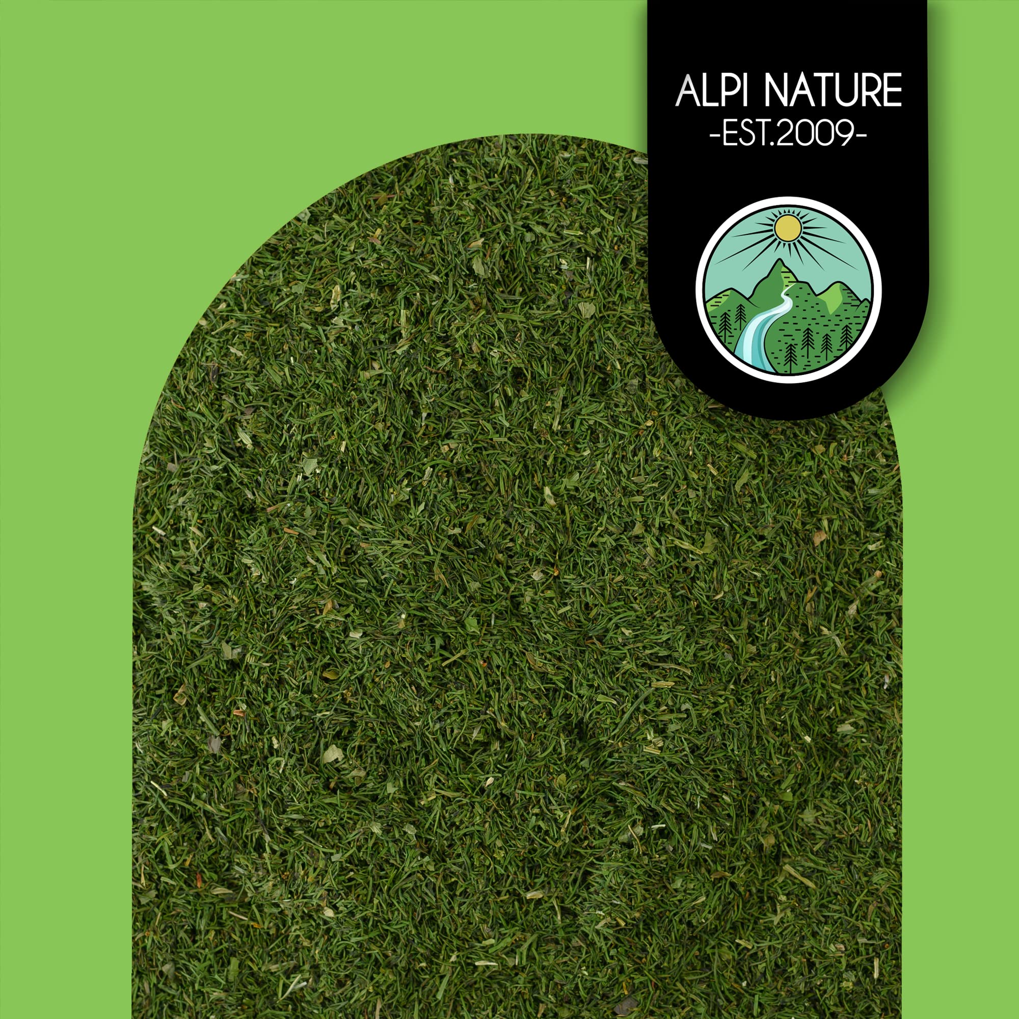 Alpi Nature Aneth Séché BIO 250g, Pointes d'Aneth Séché et Frotté pour Cornichons, Sauces et Marinades