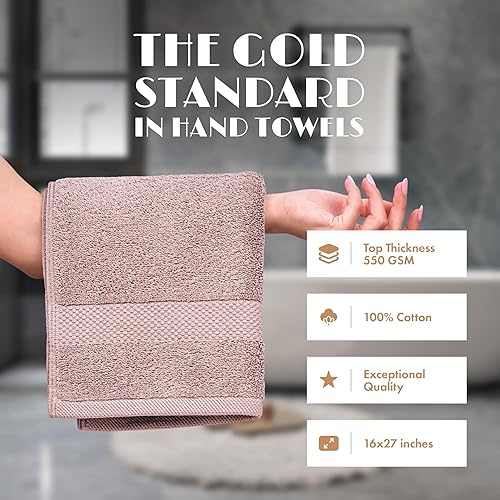 Vista 90 de White Classic Bleach Safe - Toallitas de maquillaje negras para limpieza facial, paquete de 6, toallas de maquillaje negras de algodón de lujo súper