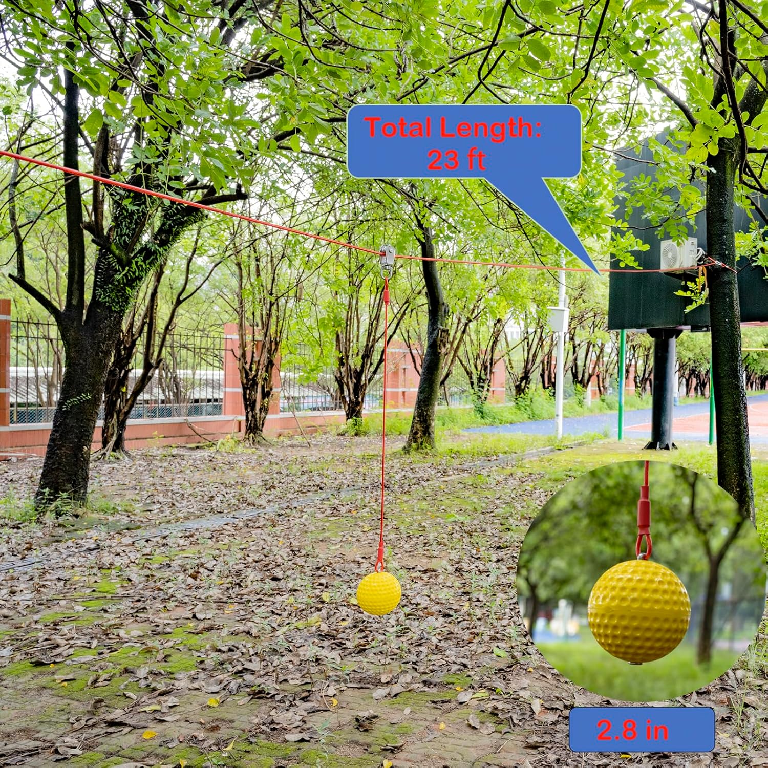 Baseball and Softball Batting Training Rope, Baseball Softball Hitting Trainer Aid,Rope bat Swing Trainer,Baseball and Softball Training Equipment,Develop Better Hitting Skills.