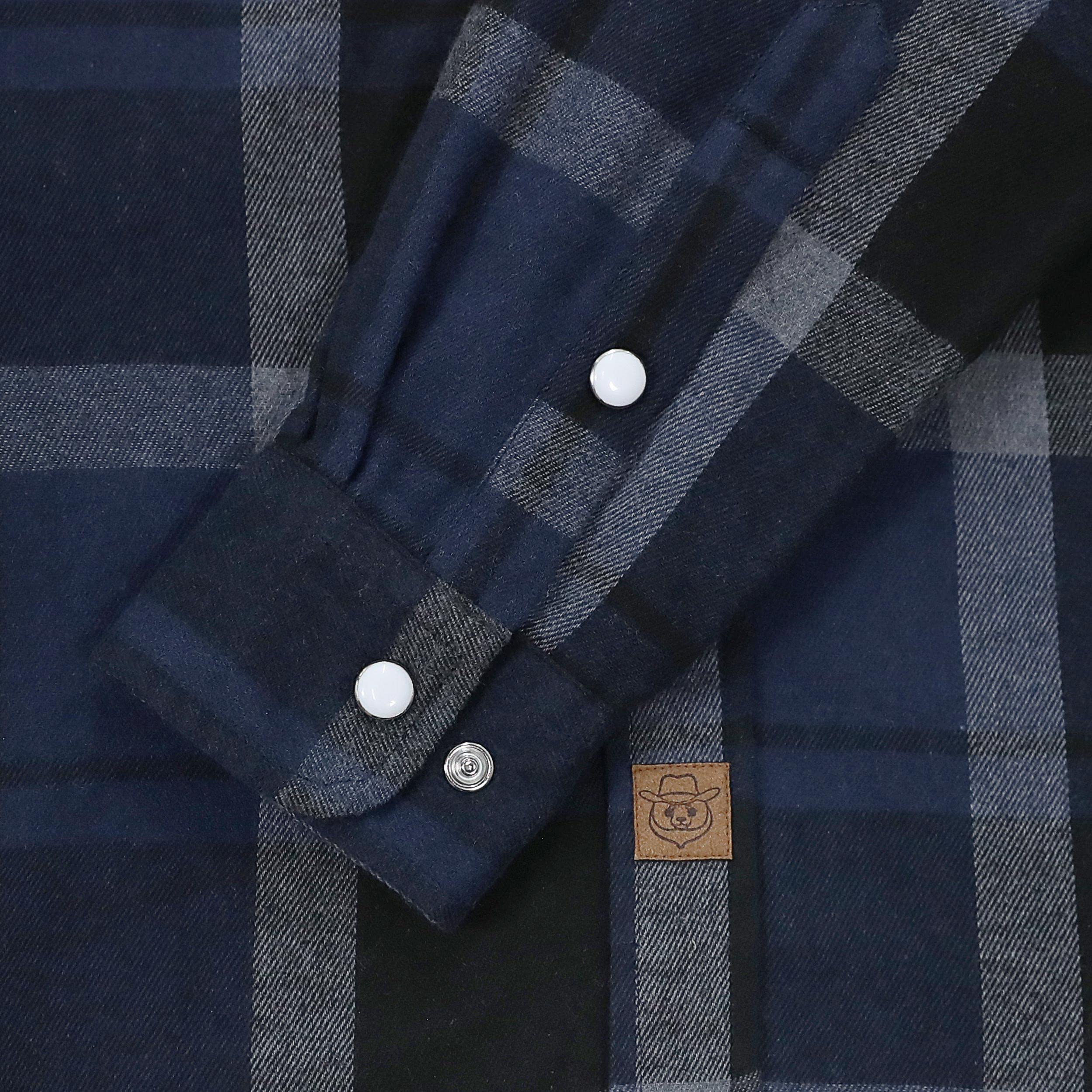 Dubinik® Camicia Flanella Uomo Invernale Camicia Uomo Flanella Cotone Western Cowboy con Bottone Automatico Vintage Quadri