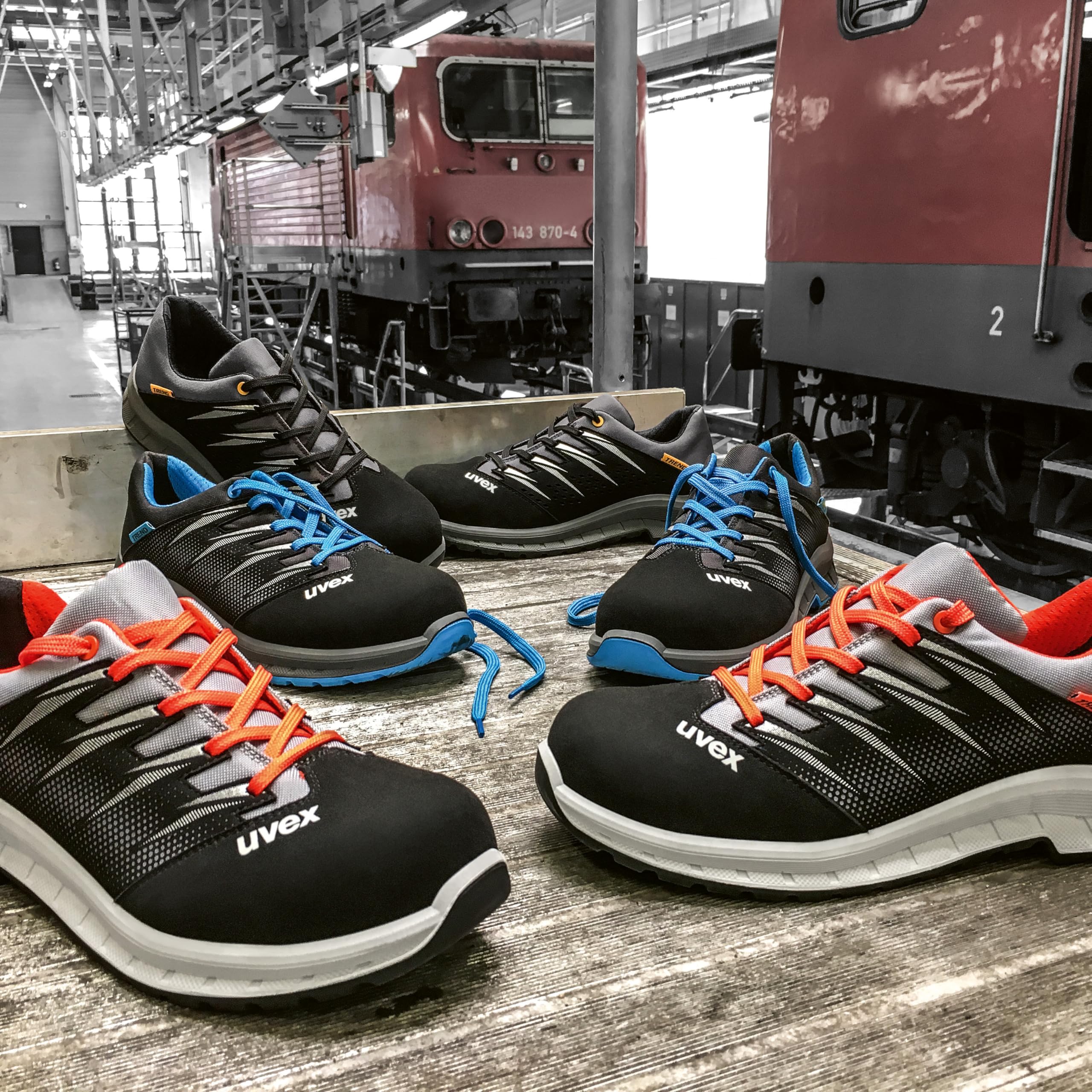 Uvex 2 Trend S1 P SRC - Zapatos de seguridad con puntera de acero y prevención de la penetración, transpirables