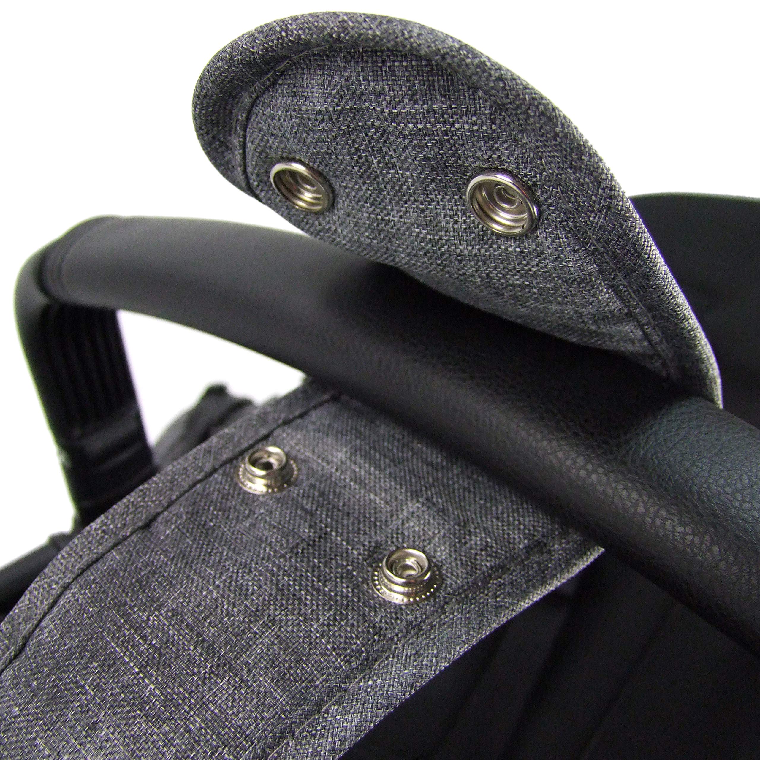 BAMBINIWELT hochwertiger Schrittgurt, Rutschgurt für Kinderwagen, Haltegurt für Bugaboo Cameleon, Donkey, Fox (schwarz)