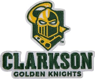 Desert Cactus Clarkson University Patch – Embroidered Iron On/Sew On Applique for Blazers, Jackets, Backpacks, Bags, Hats & Tactical Gear – Clarkson Golden Knights (Patch - Design A)