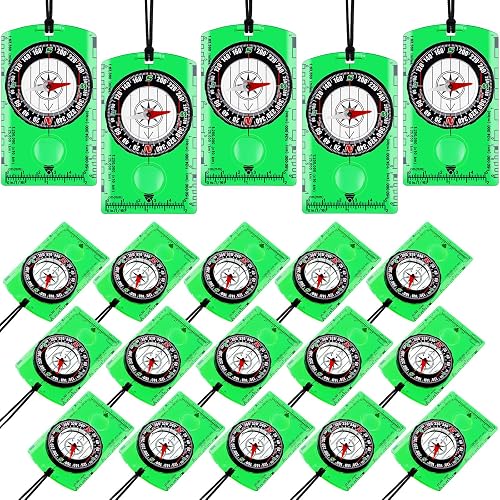 Geiserailie Acrylic Orienteering Hiking Compass Navigation