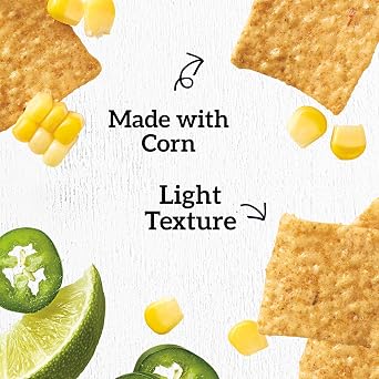 Good Thins Jalapeno & Lime Corn & Rice Snacks Gluten Free Crackers, Snack Crackers, 3.5 oz