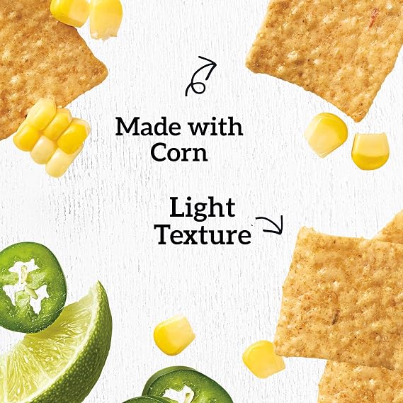Good Thins Jalapeno & Lime Corn & Rice Snacks Gluten Free Crackers, Snack Crackers, 3.5 oz