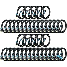 Maximm HDMI Cable 4K Ultra HD 3 Foot 50 Pack Nylon Braided HDMI 2.0 Cable, High Speed 18Gbps 4K60Hz HDR, 3D, 2160p, 1080p, HDCP 2.2, ARC, HDMI Cables for Monitors, HDTV
