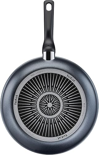 Tefal C38506 XL Force Poêle à frire, 28 cm, avec revêtement anti-adhésif, signal thermique, résistante, robuste, fond de poêle à diffusion, forme extra large, poignée stable, noire - 3