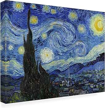 Amazon｜ヴィンセント・ヴァン・ゴッホによる星月夜、14x19インチ