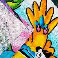 Vista 2 de Florida Map - Toalla de playa de 30 x 60 pulgadas, 100% algodón, Sunshine State (una toalla)