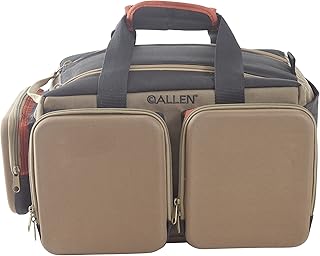 Allen Company Eliminator Range Master Range Bag with Pistol Rug, Coffee/Black, 1408 CU in / 23 L (8305) - Allen Company