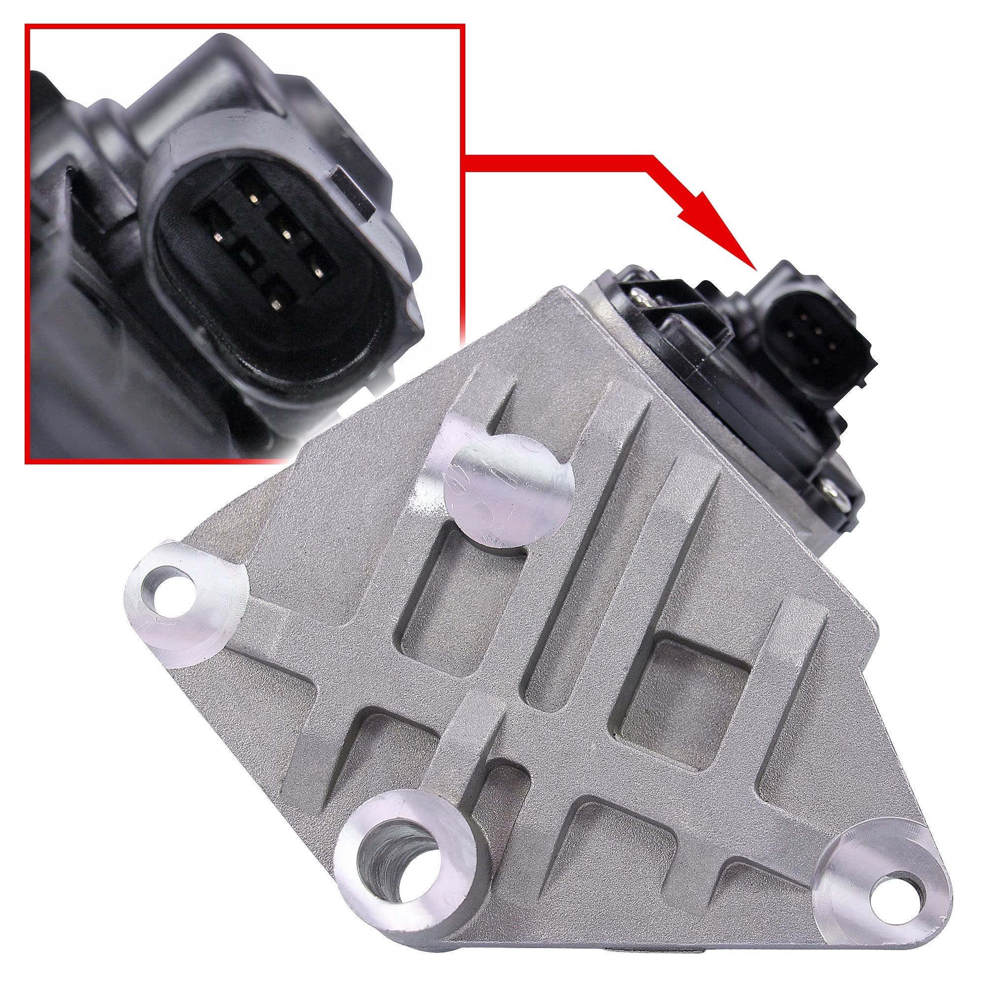 1x Valvola EGR elettrica a 5 poli incl. guarnizione | Compatibile con: AUDI A3, A3 Sportback, SEAT ALTEA, ALTEA XL, LEON, TOLEDO III, SKODA OCTAVIA II, OCTAVIA II Combi, VW EOS