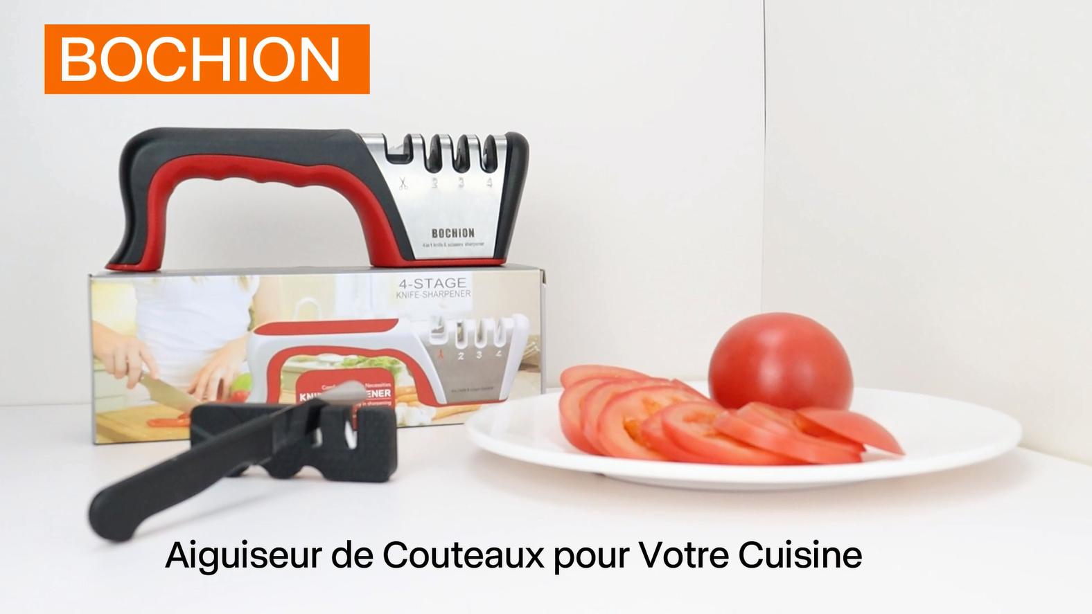 Aiguiseur De Couteaux,Affûteurs De Couteaux Manuels Pour Outils Avec 4 En 1 Pour Cuisine Et Maison Professionnel Affuteur Ciseaux Fait 98707725