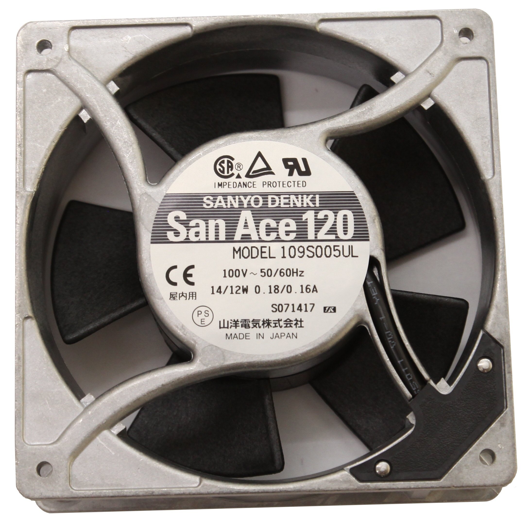 San Ace ACファン　120mmシリーズ　10個 Amazon | 山洋電気 San Ace 120 ACファン 109S005UL | 冷却ファン