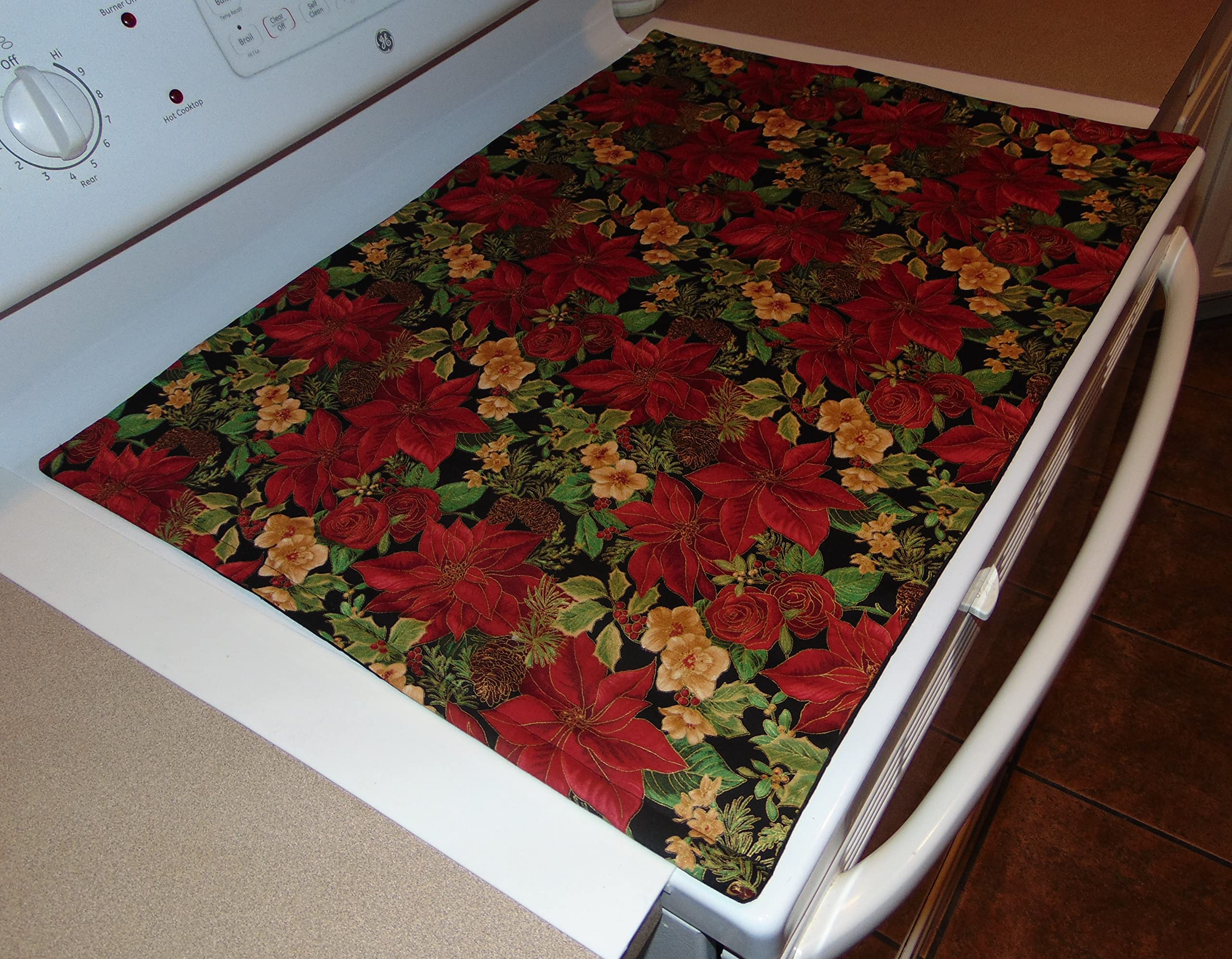Cowbright Stove_cover Quilted Stove Top Cover Stove Protector For Glass