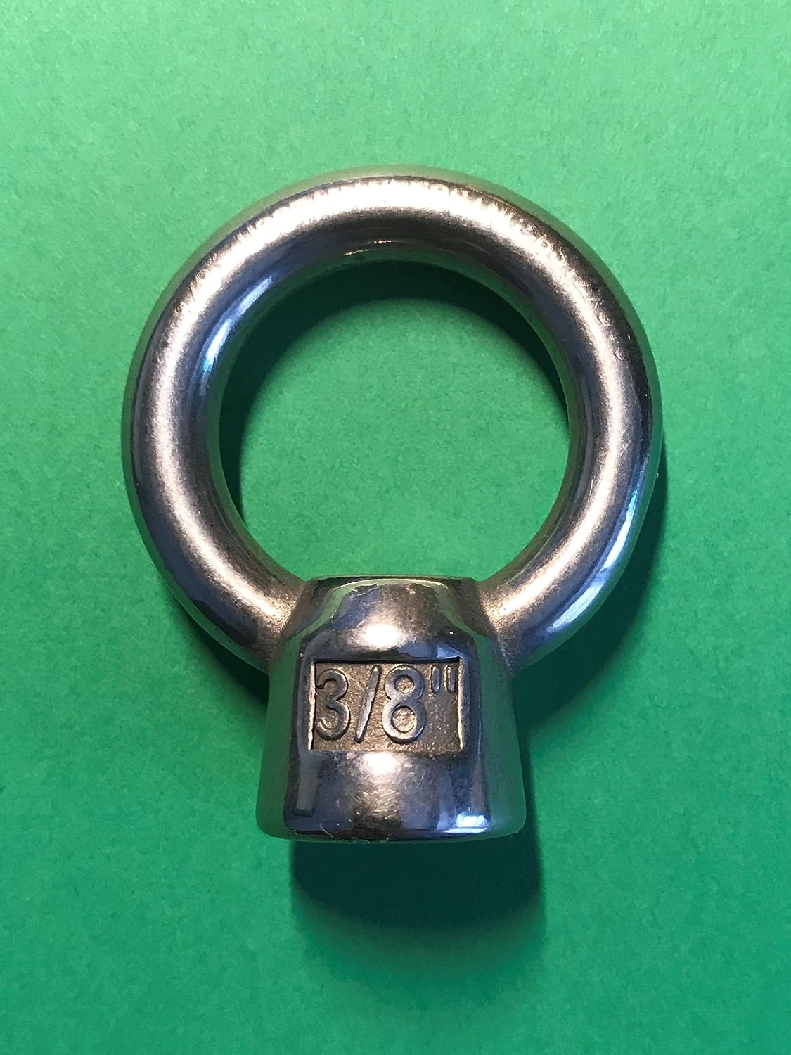 US STAINLESS Stainless Steel 316 Lifting Eye Nut 3/8" UNC Marine Grade Pitch of 16