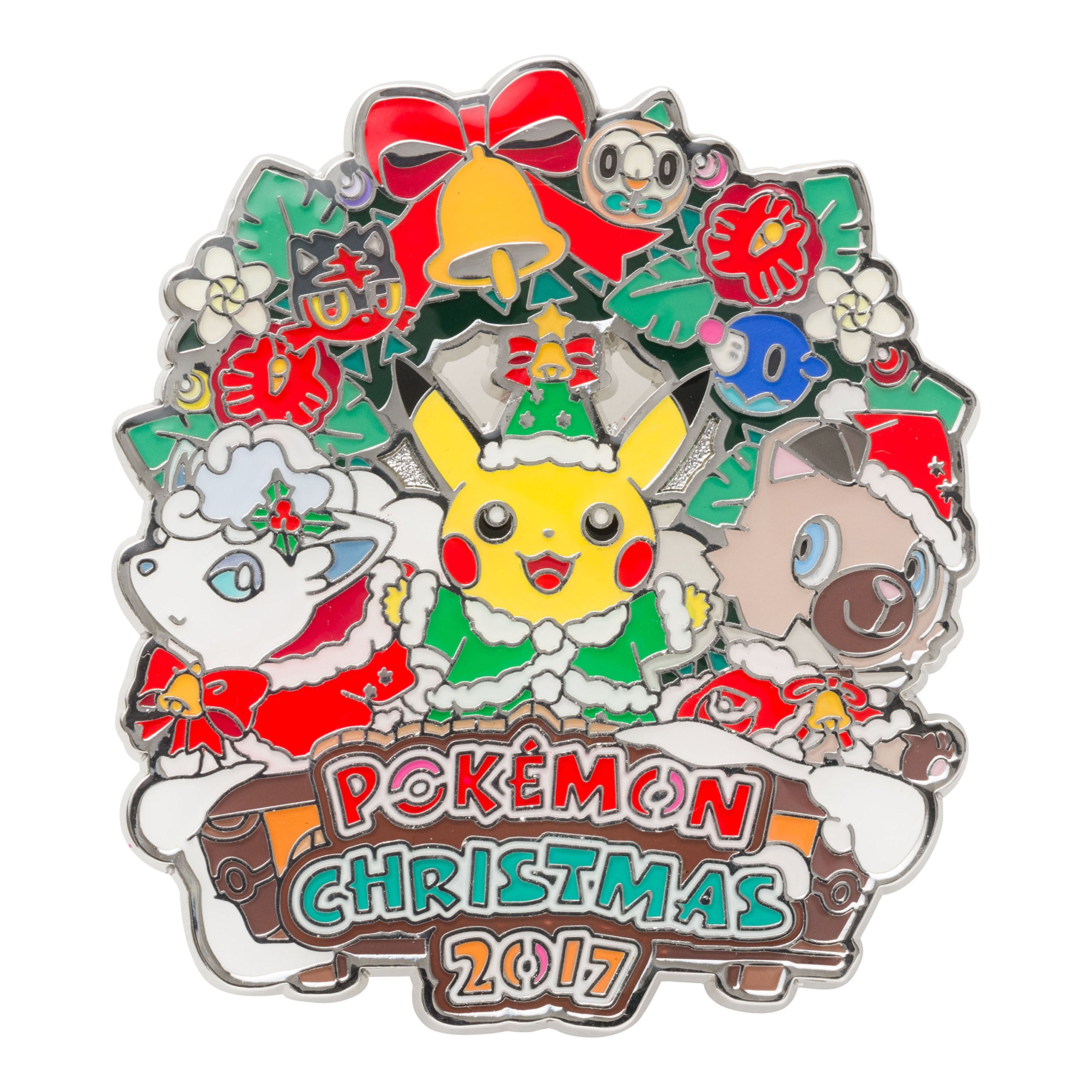 ピカチュウ ロゴピンズ クリスマス2018 ポケモンセンター限定