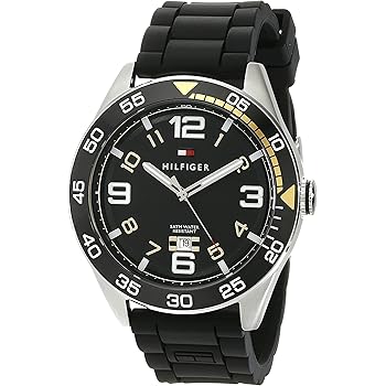 tommy hilfiger men's 1791141 cool sport analog display quartz silver watch