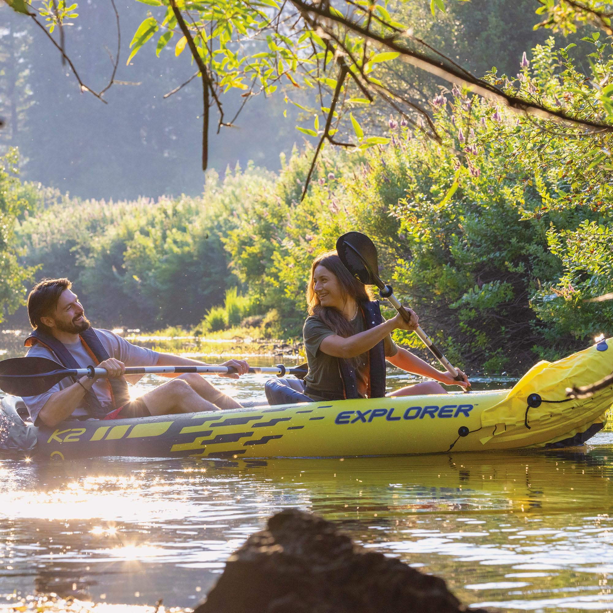 Intex Explorer K2 Kayak Hinchable para Adultos 2 Personas