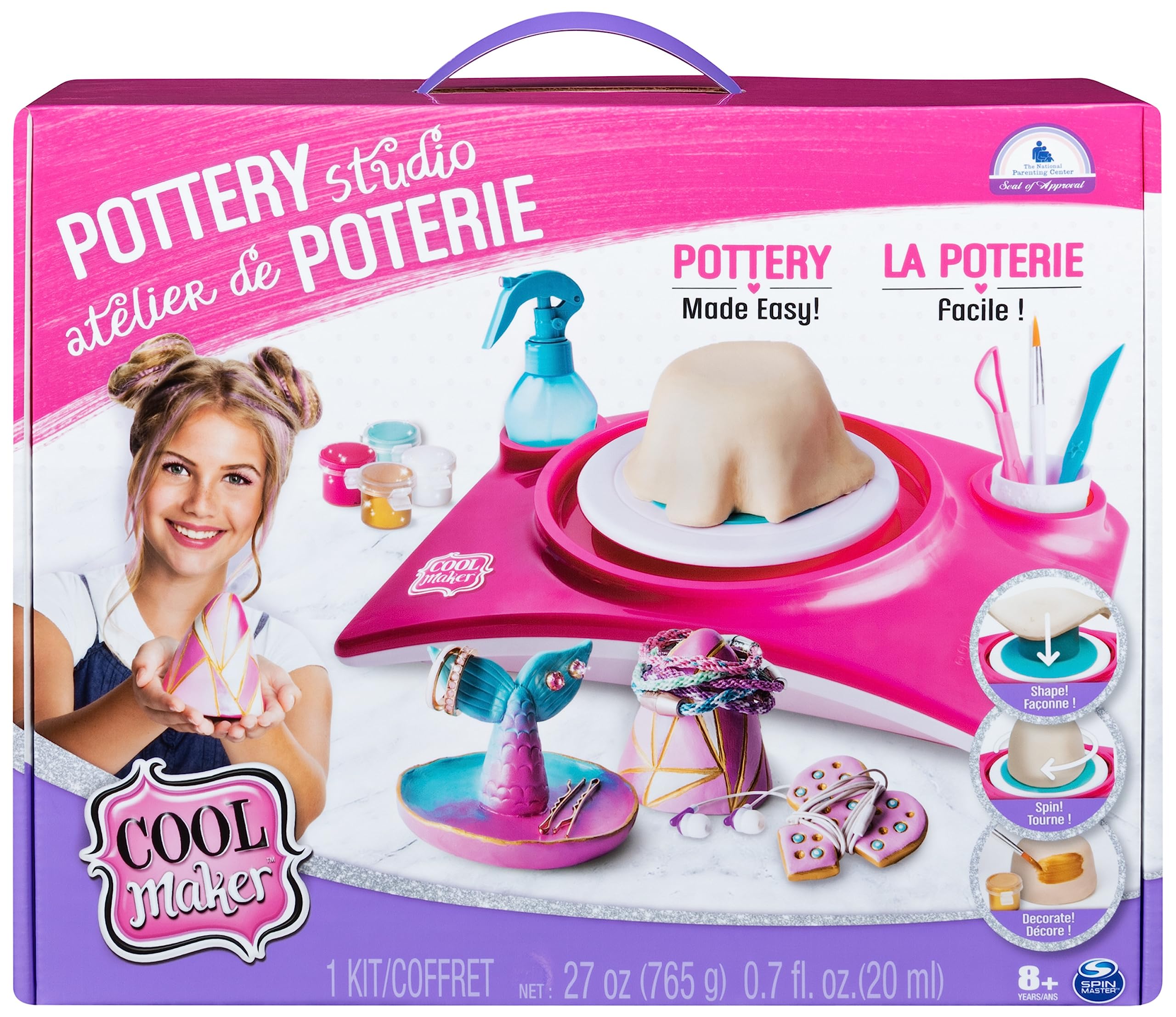 Cool Maker Studio di Ceramica, Set Gioco Ceramica per Bambini, 6+ Anni