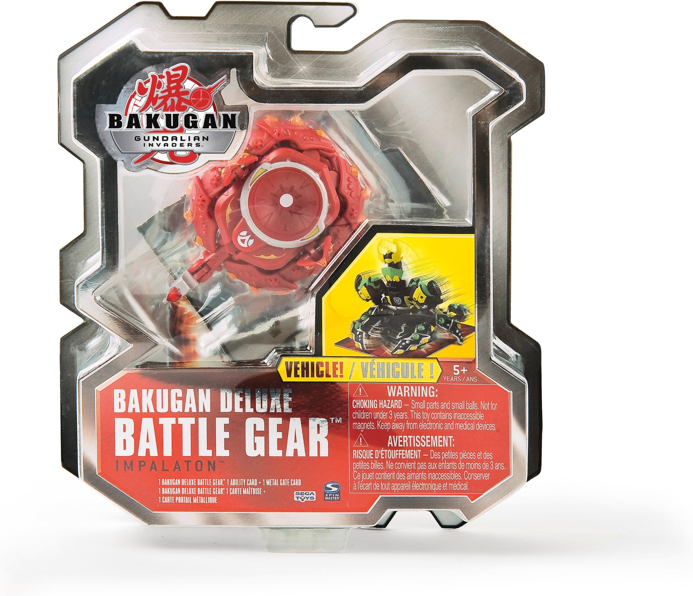 Bakugan 6014953 Gundalian Invaders Deluxe Battle Gear Season 3 Assorted