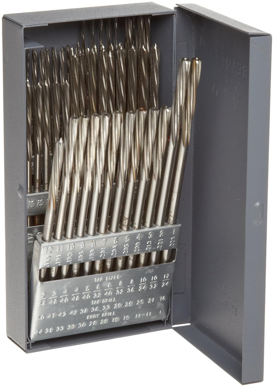 Alvord Polk 127S12 HighSpeed Steel Chucking Reamer Set, Left Hand