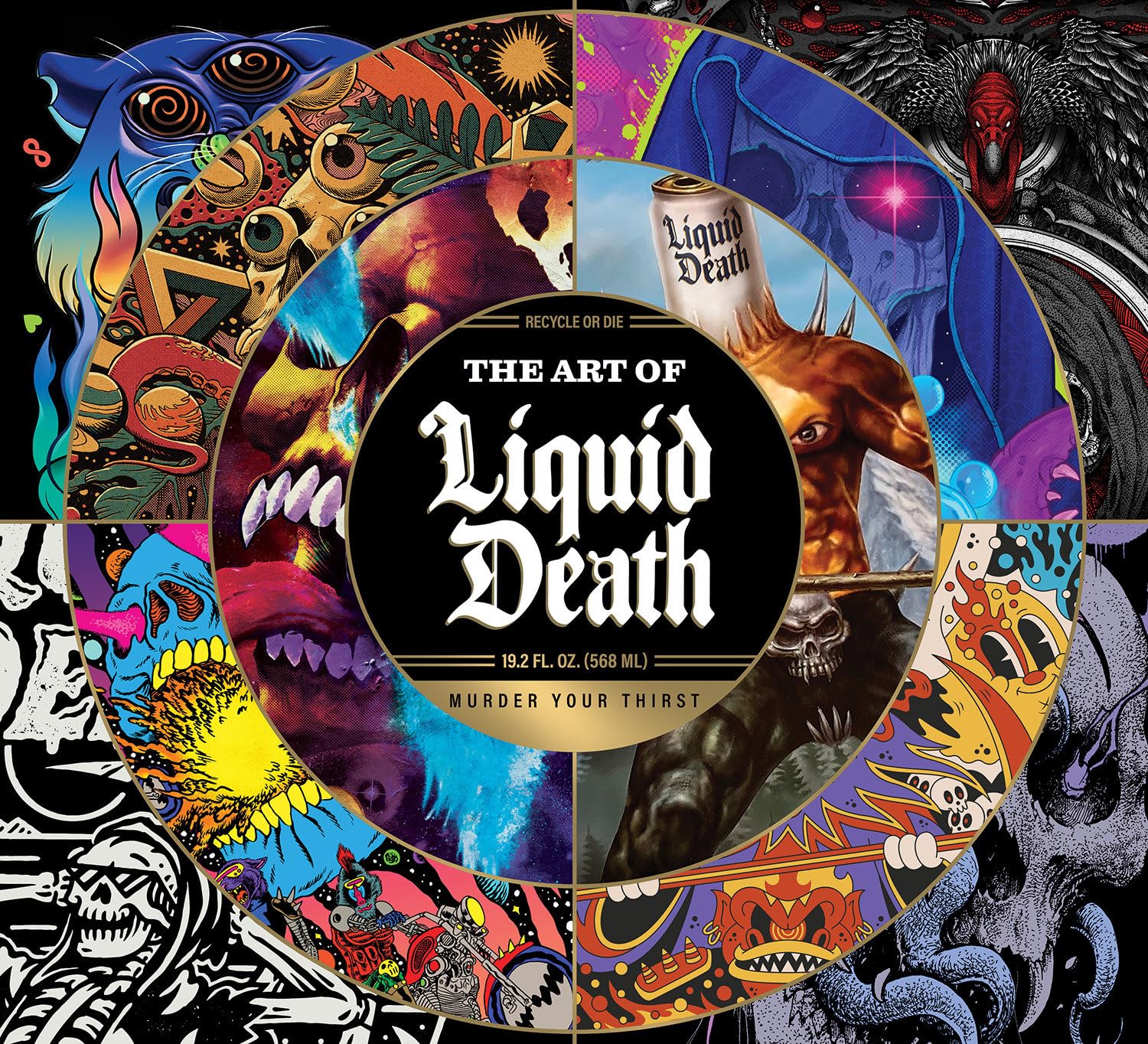 The Art of Liquid Death beau livre graphisme underground et pop art