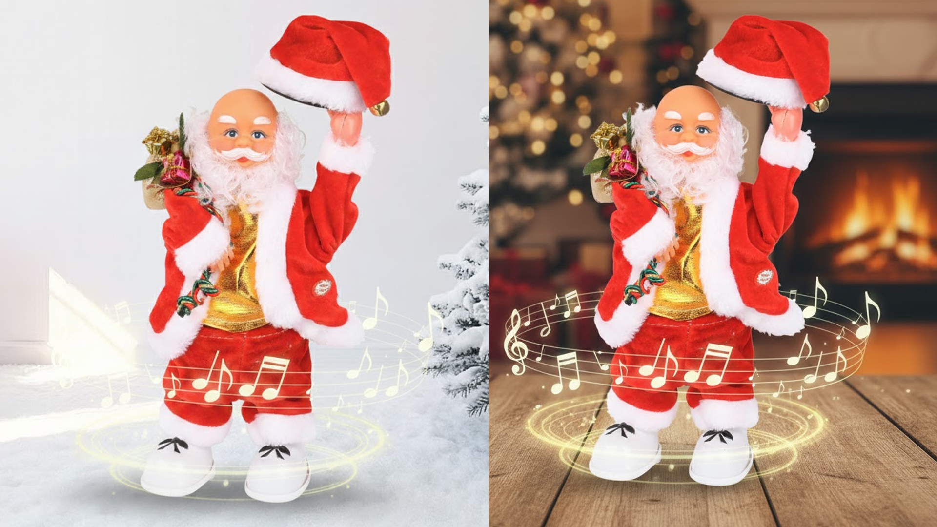 Buy Zest 4 Toyz Santa Claus with Lights Music Sings Jingle Bells