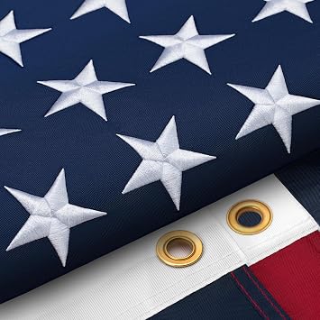 GYaozii 8x12Ft American Flags for Outside, Heavy Duty US Flag TearProof